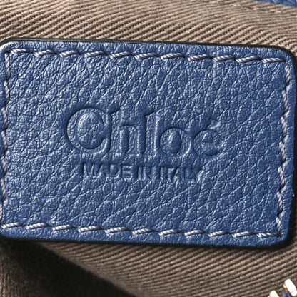 Chloe Calfskin Medium Marcie Satchel Royal Navy 6 of 13