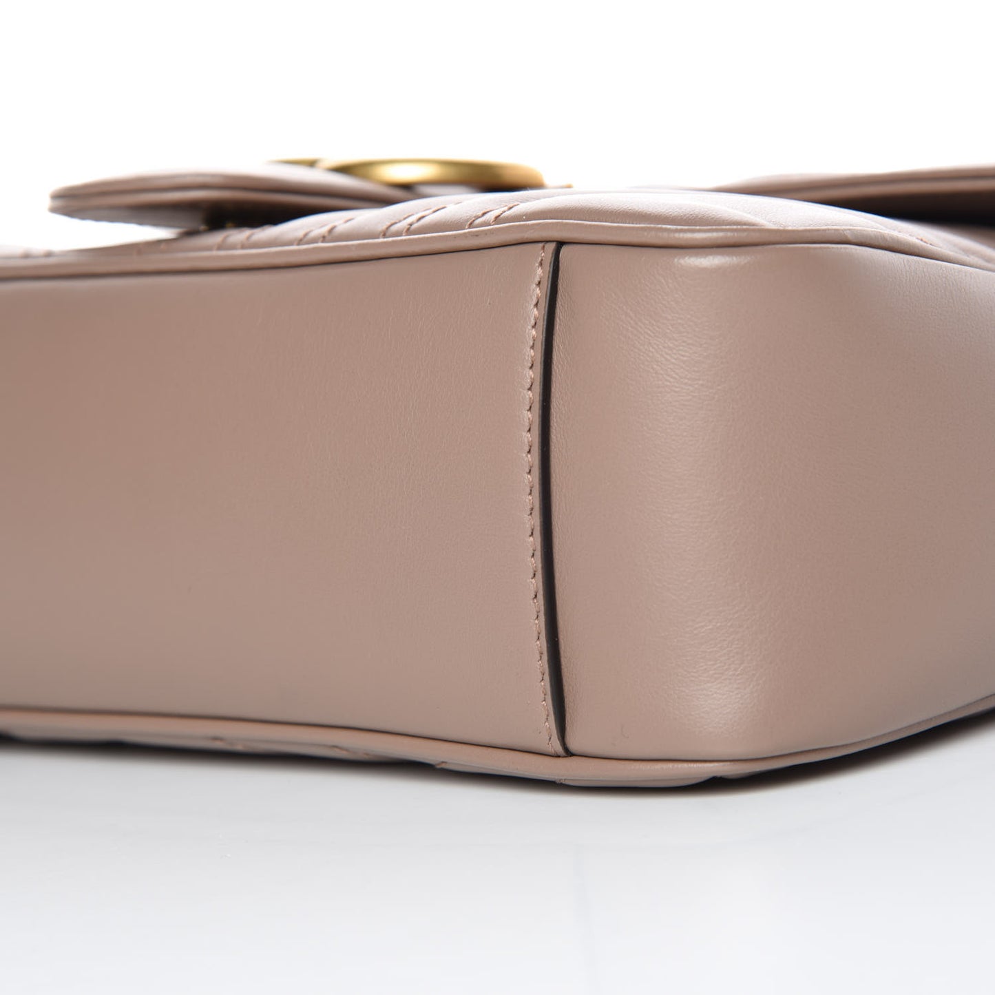 Calfskin Matelasse Small GG Marmont Shoulder Bag Porcelain Rose