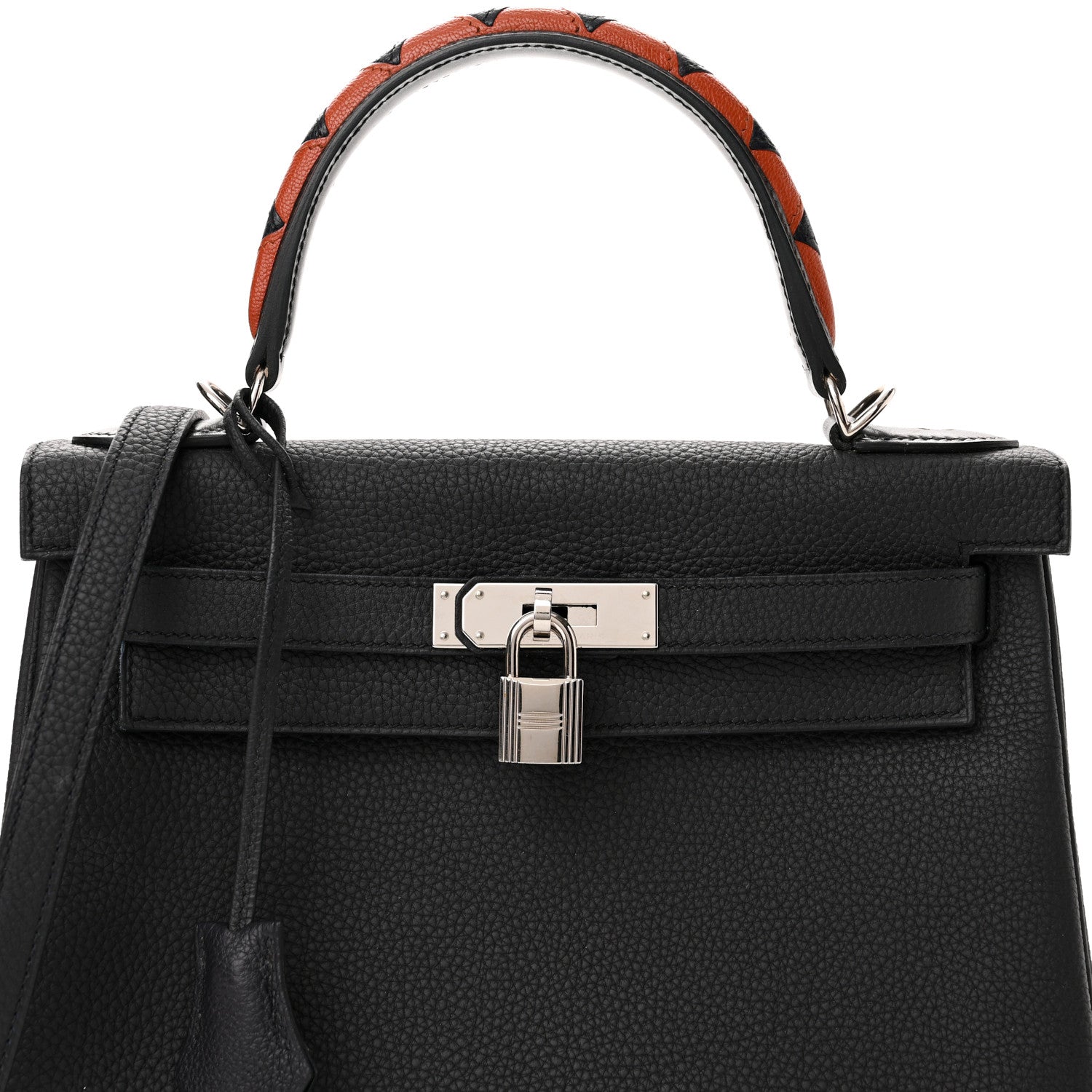 Hermes Togo Au Galop Kelly Retourne 28 Bleu Indigo Black Cuivre 8 of 12
