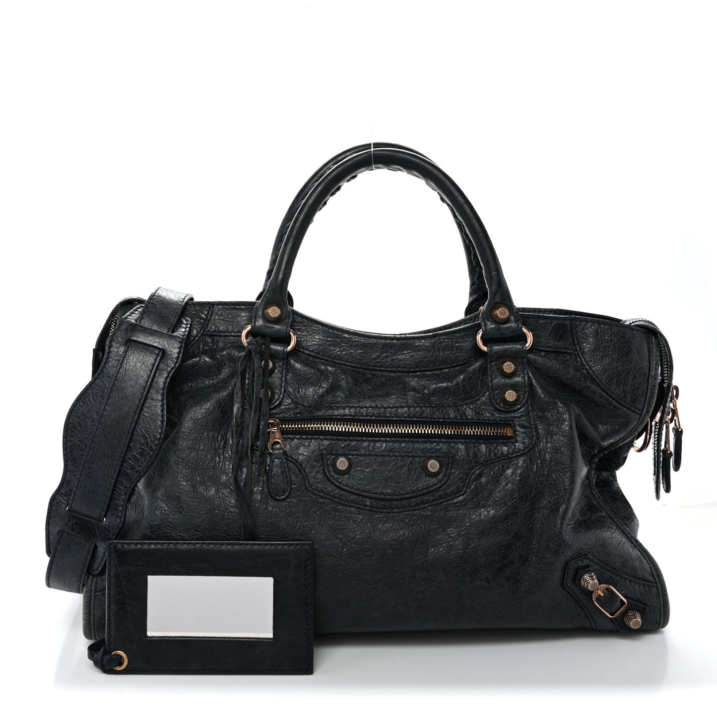 Agneau Giant 12 Rose Gold Hardware City Dark Night