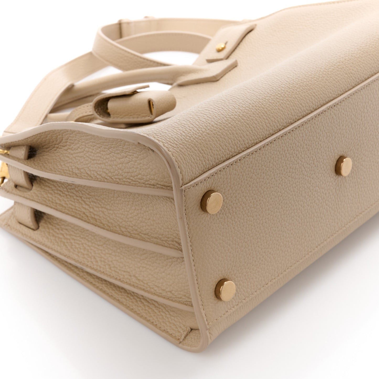Grained Calfskin Baby Sac De Jour Souple Sea Salt