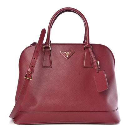 Prada Saffiano Lux Open Promenade Tote Cherry 1 of 16