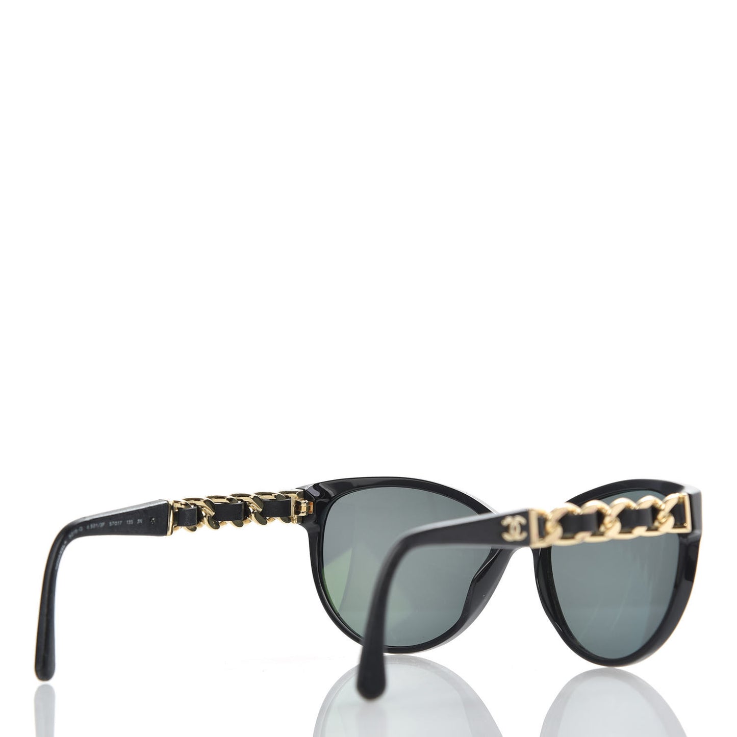 CC Chain Sunglasses 5215Q Black