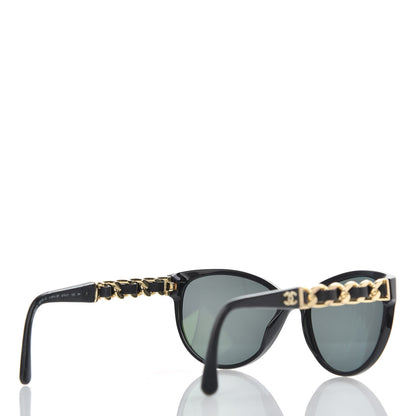 Chanel CC Chain Sunglasses 5215Q Black 4 of 8