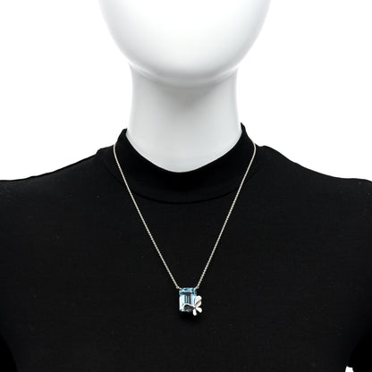 Tiffany Sterling Silver 18K Rose Gold Blue Topaz Return to Tiffany Love Bugs Necklace 2 of 4