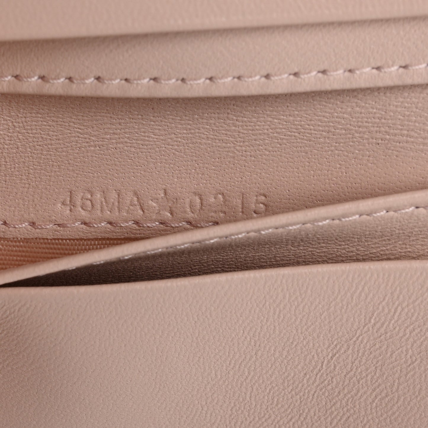 Lambskin Cannage My Dior Glycine Wallet Rose Poudre