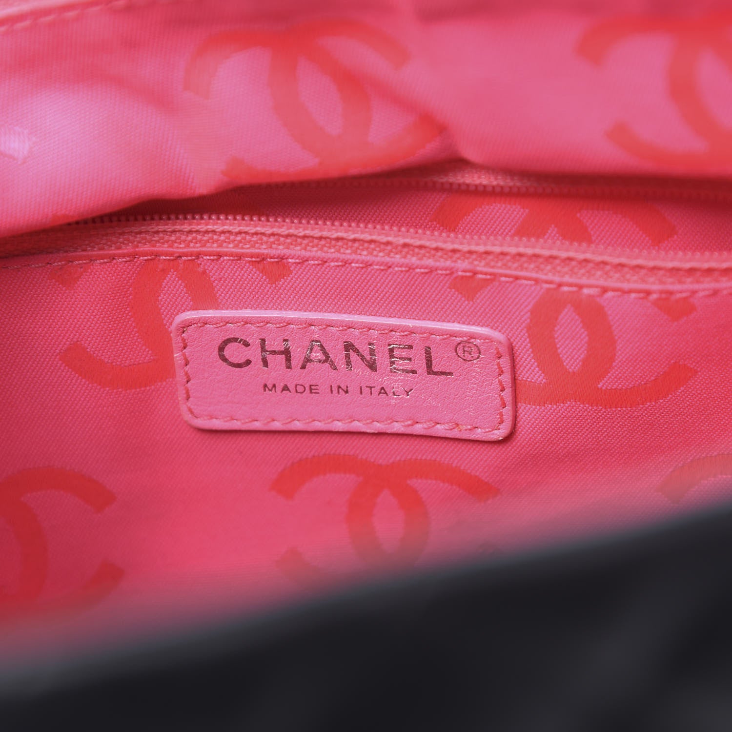 Chanel Calfskin Quilted Large Cambon Tote Black White 6 of 12