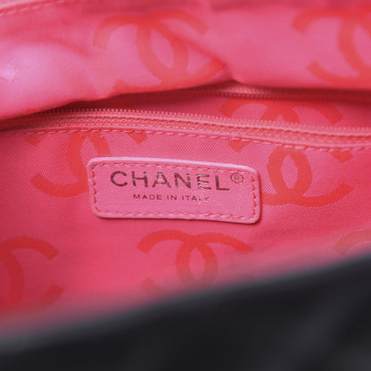 Chanel Calfskin Quilted Large Cambon Tote Black White 6 of 12