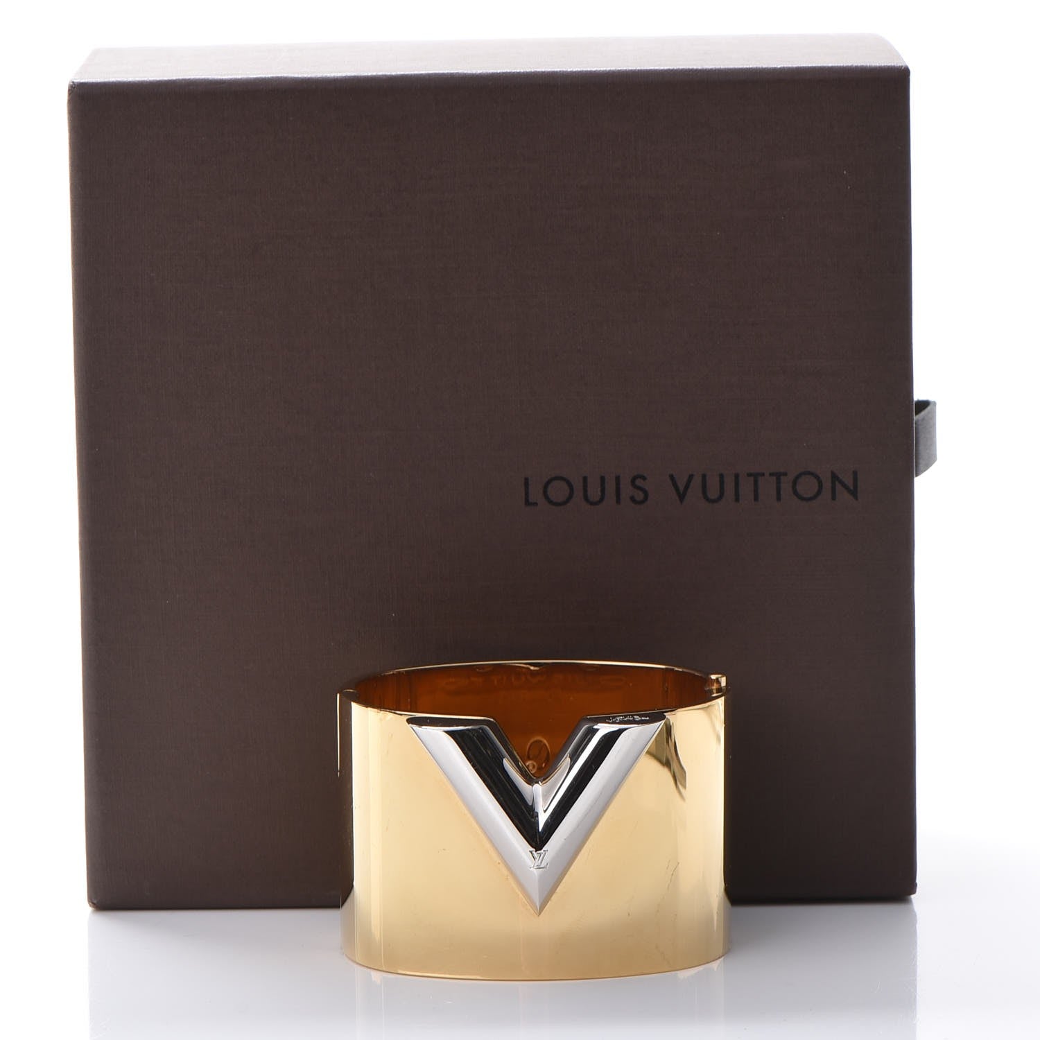 Louis Vuitton Essential V Cuff Gold 8 of 8