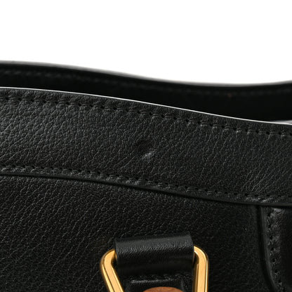 Gucci Calfskin Small Diana Tote Bag Black Yellow Fluo 11 of 11