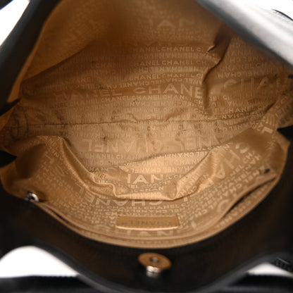 Chanel Grained Calfskin Tassel Hobo Black 5 of 13