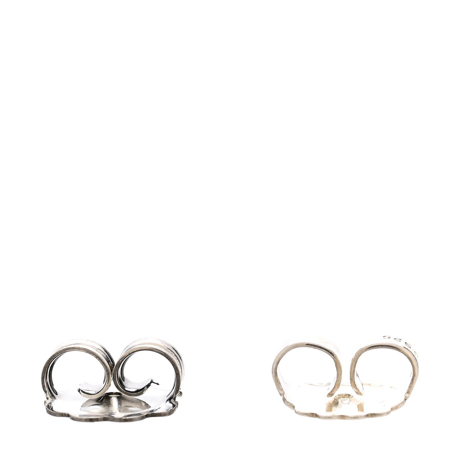 Sterling Silver Black Sapphire Hoop Earrings