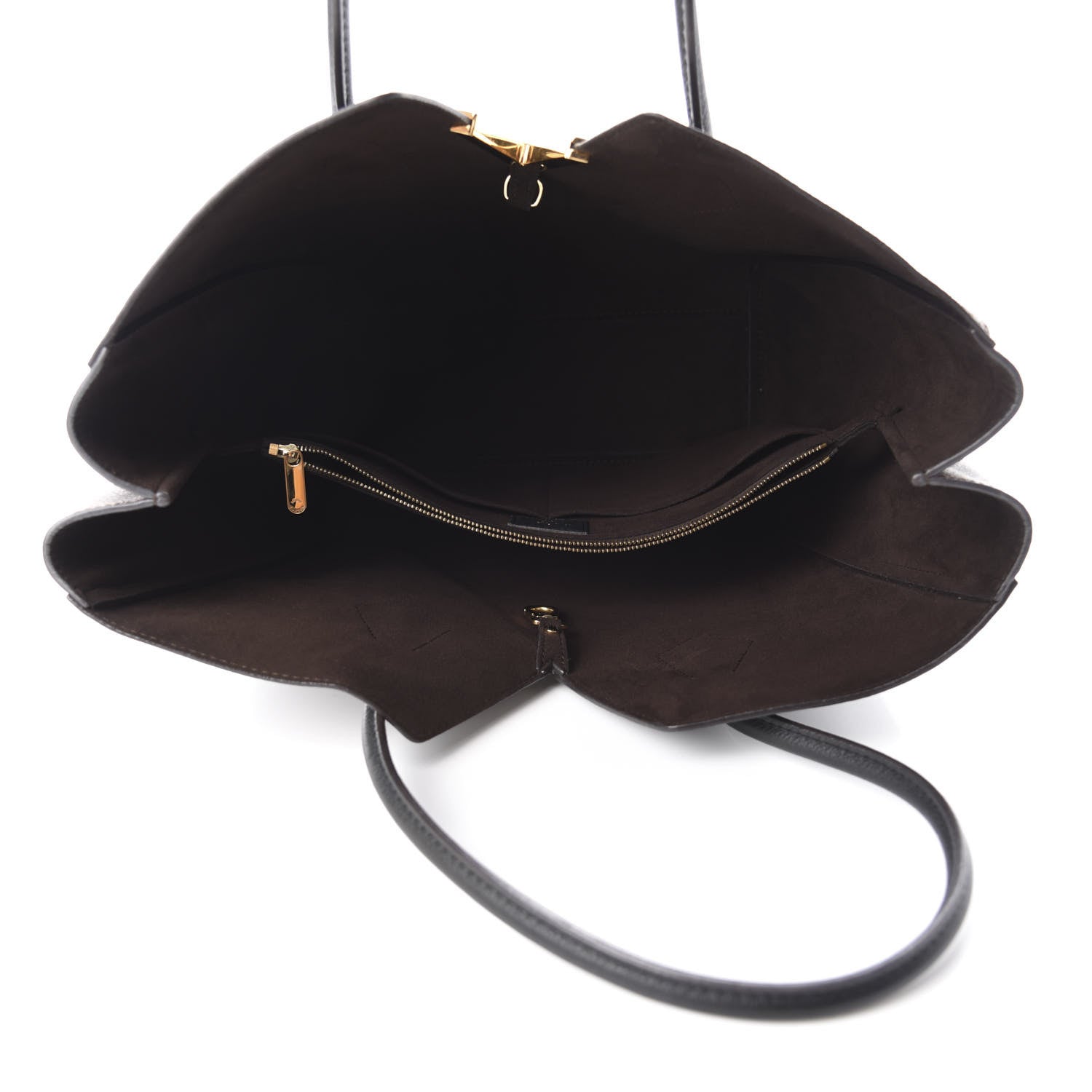 Louis Vuitton Calfskin Monogram Kimono Tote Black 4 of 8