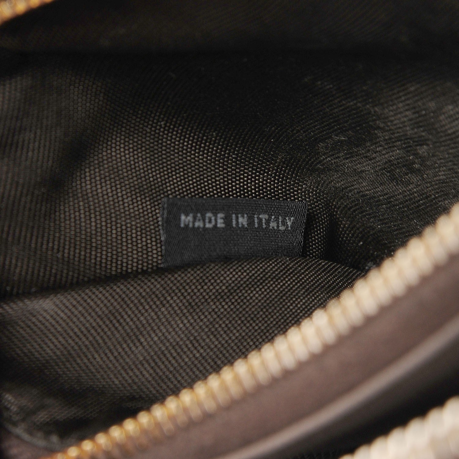 Prada Saffiano Quilted Zip Around Wallet Argilla 9 of 9