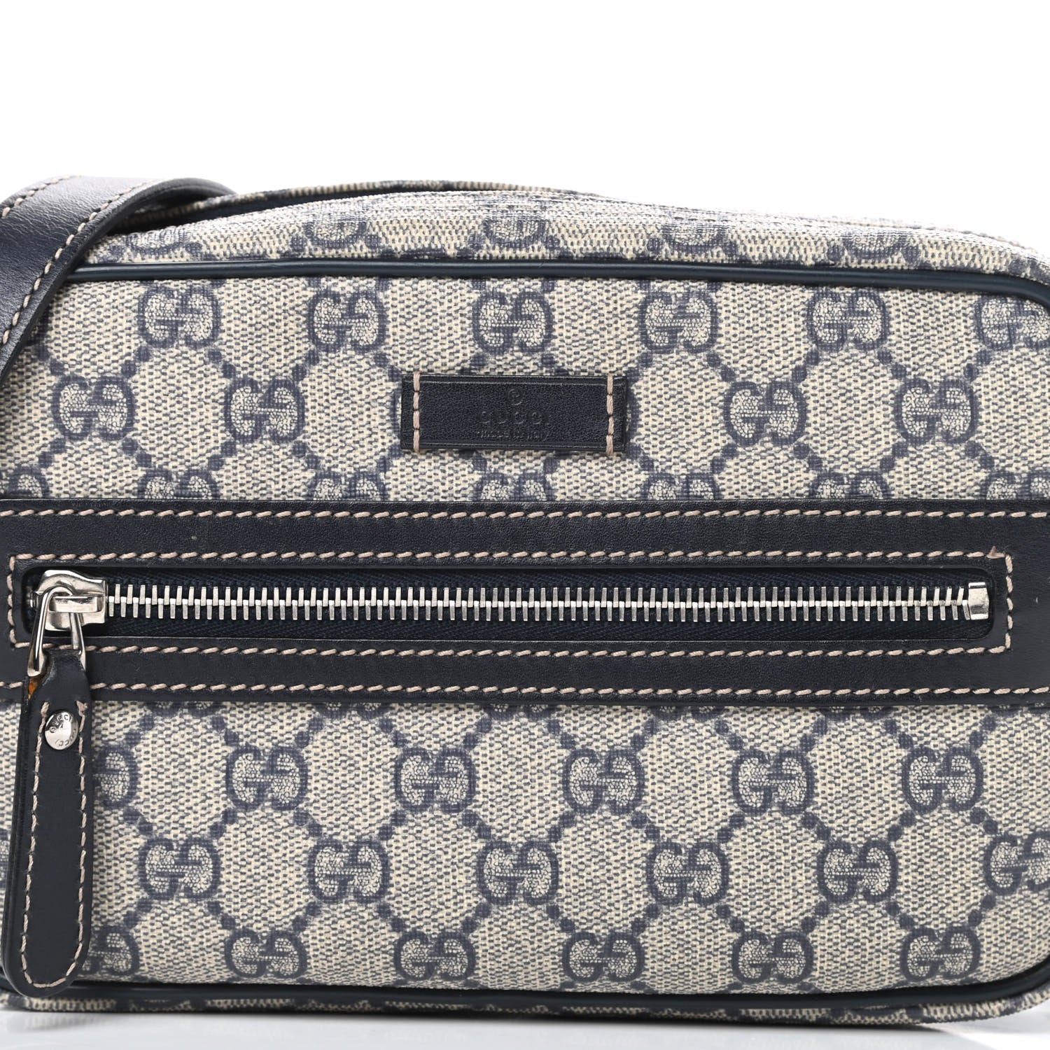 Gucci GG Plus Monogram Small Shoulder Bag Navy 8 of 13