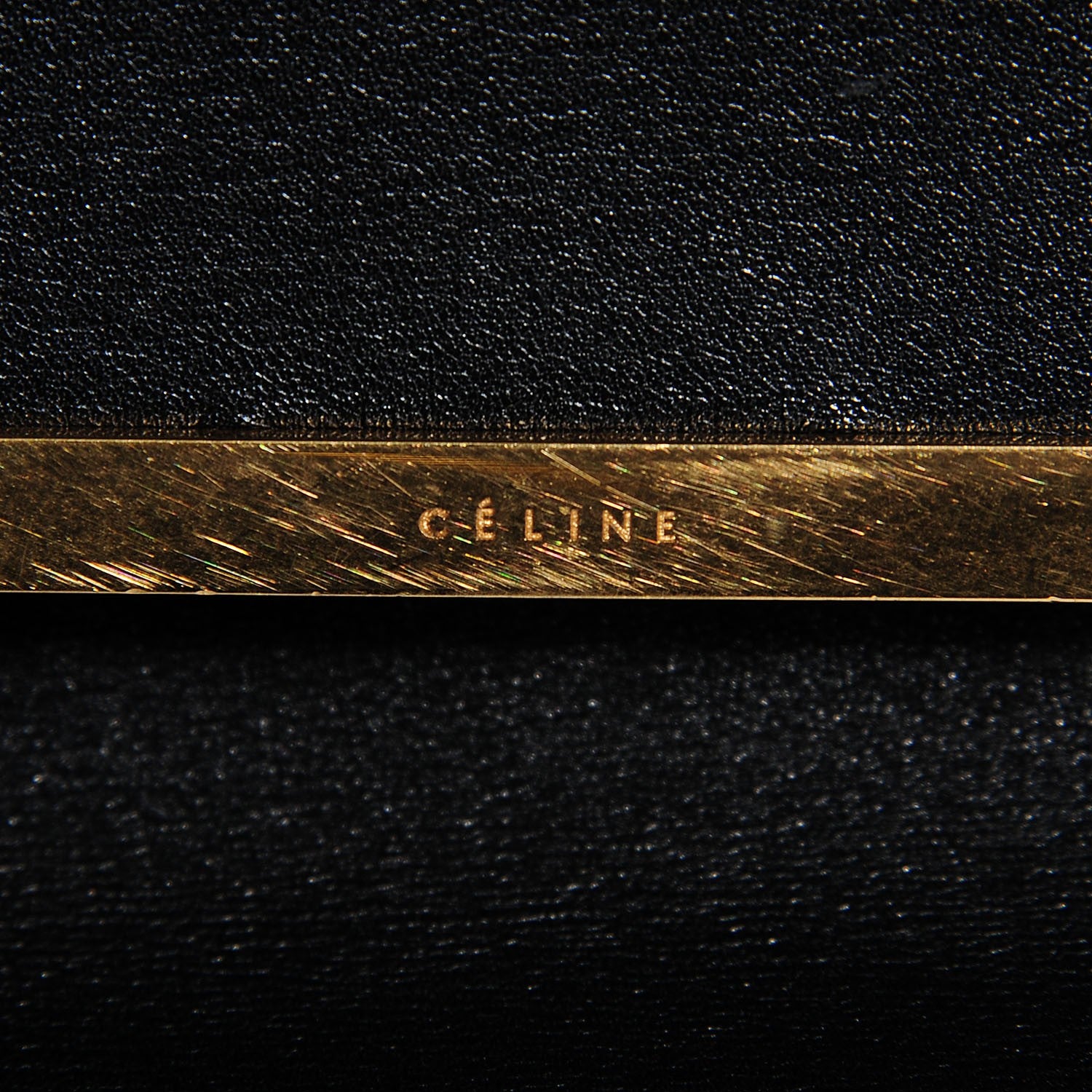 Celine Calfskin Blade Flap Black 6 of 9