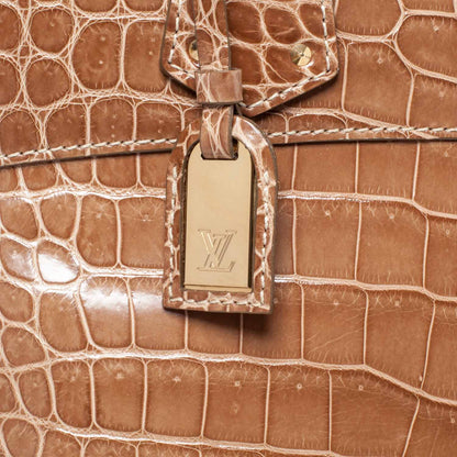 Louis Vuitton Alligator Lockit PM Beige 4 of 11