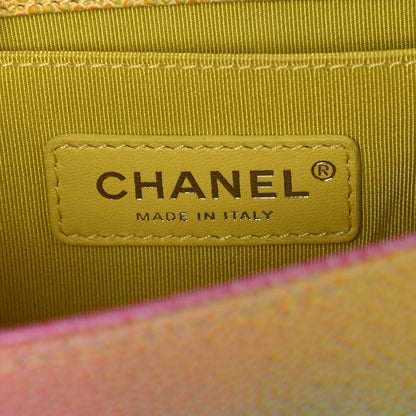 Chanel Caviar Quilted Small Cuba Rainbow Boy Flap Multicolor 6 of 13