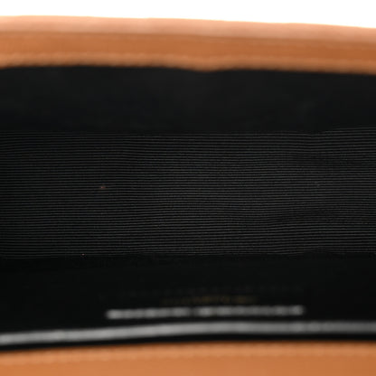 Saint Laurent Grain De Poudre Textured Mixed Matelasse Medium Triquilt Monogram Satchel Dark Cork 5 of 12