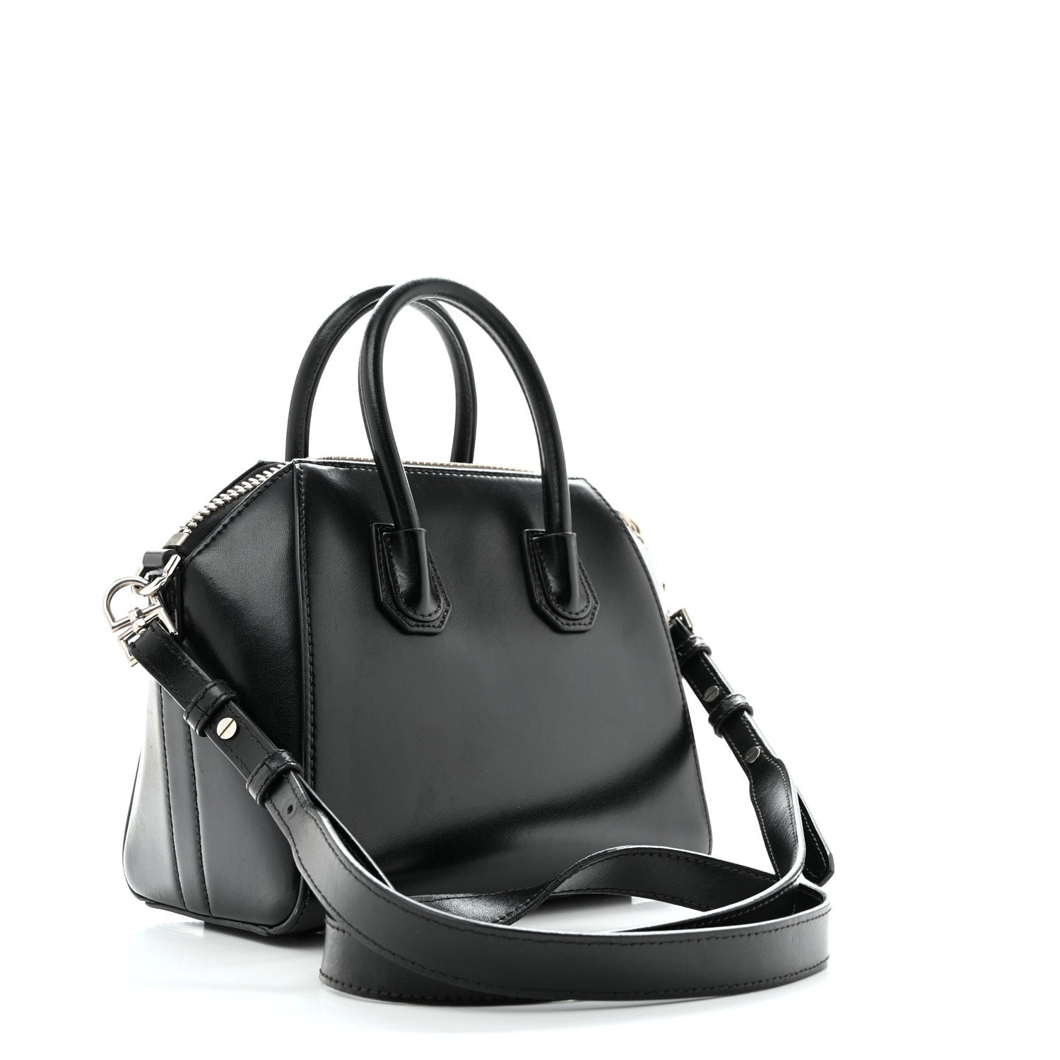 Givenchy Shiny Lord Calfskin Mini Antigona Black 3 of 12
