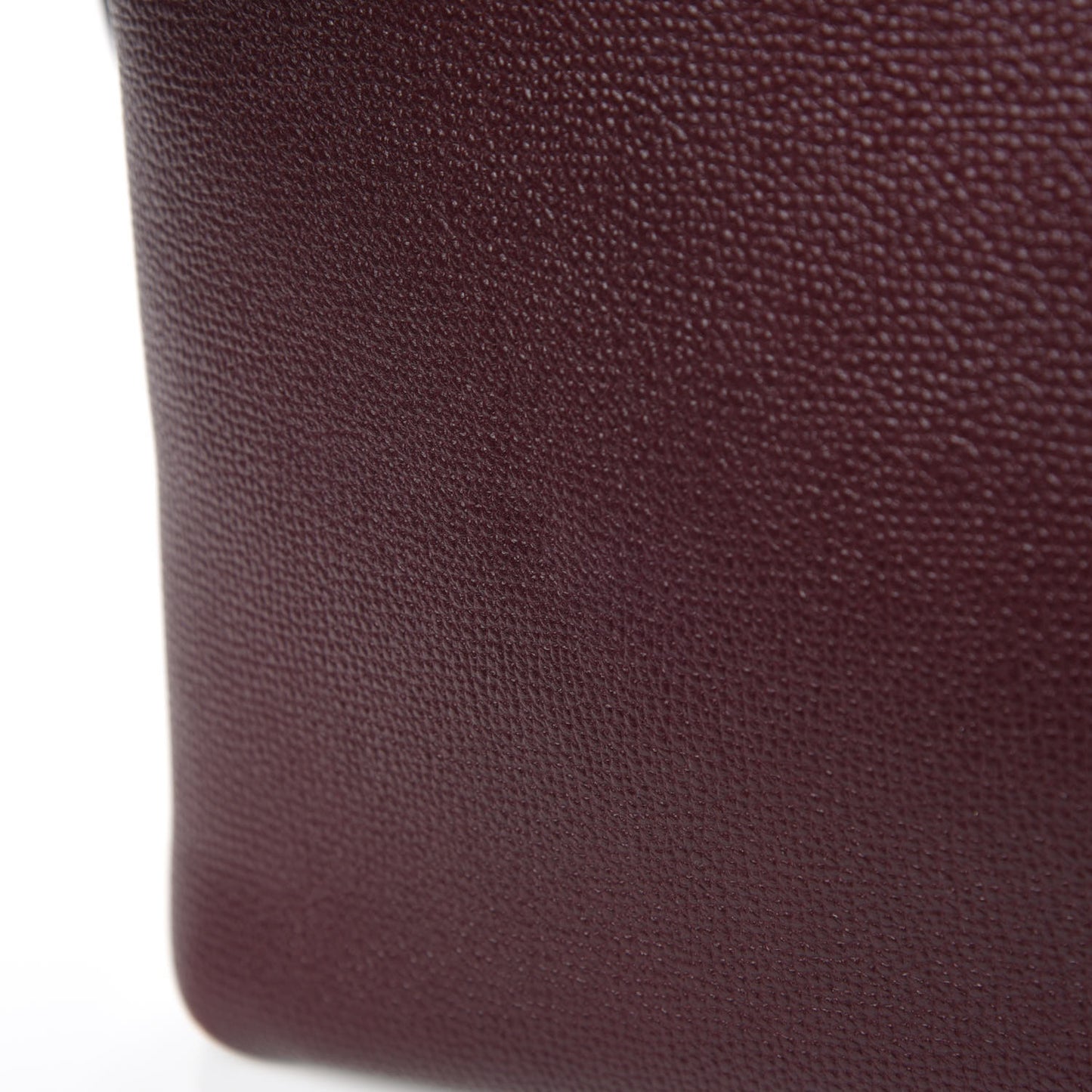 Grainy Calfskin House Check Medium Banner Tote Elderberry