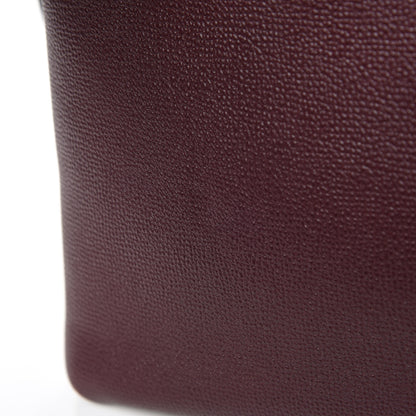 Burberry Grainy Calfskin House Check Medium Banner Tote Elderberry 16 of 29