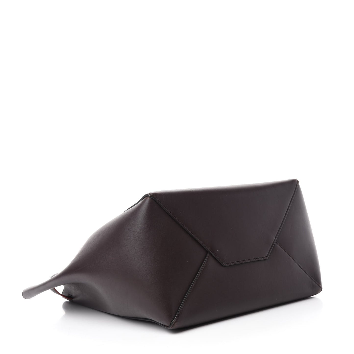 Smooth Calfskin Small Belt Cabas Phantom Dark Brown