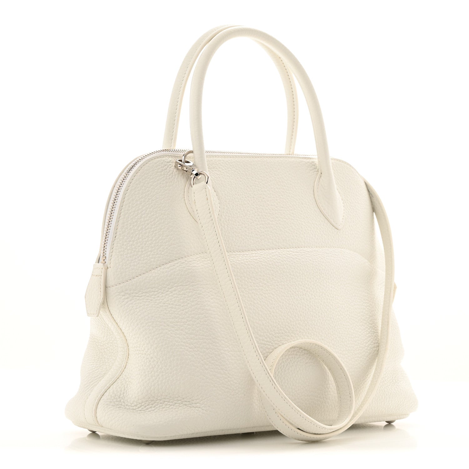 Hermes Taurillon Clemence Bolide 31 White 3 of 13