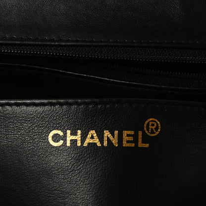 Chanel Patent Quilted XL Jumbo Single Flap Black 7 of 11