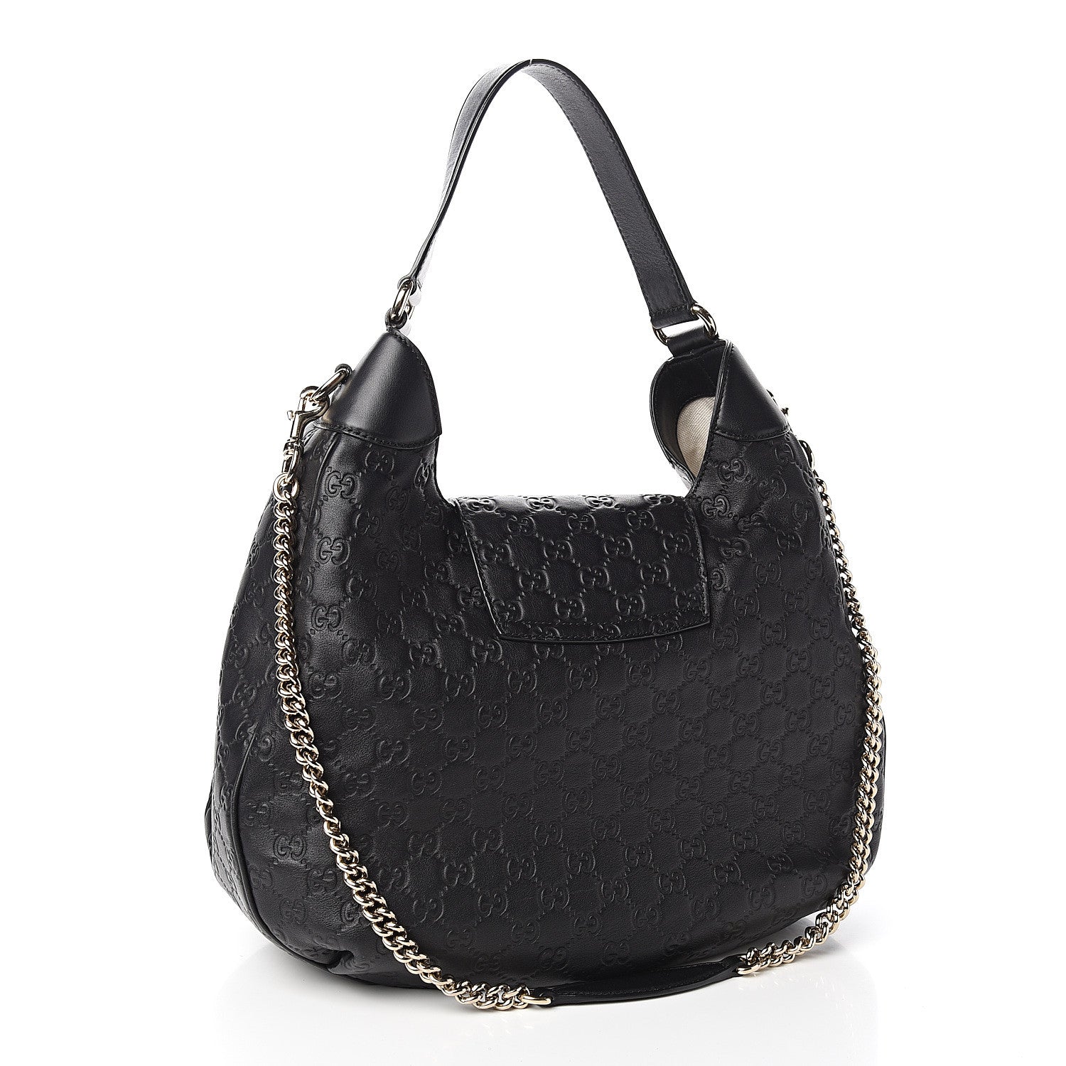 Gucci Guccissima Medium Emily Hobo Black 2 of 9