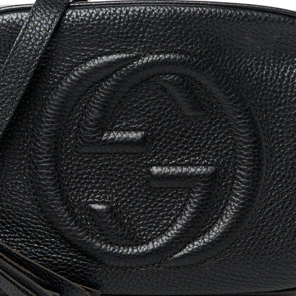 Gucci Pebbled Calfskin Small Soho Disco Bag Black 9 of 14