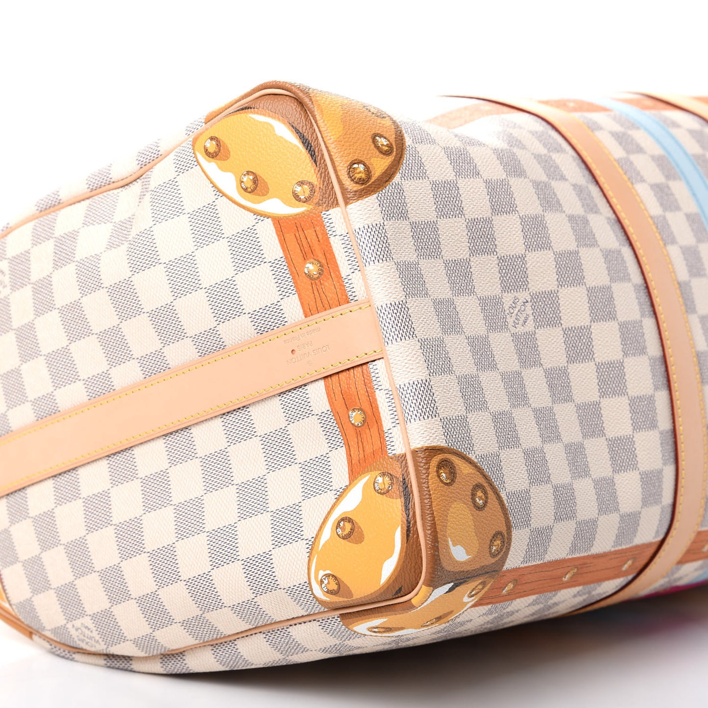 Damier Azur Summer Trunks Saint Tropez Keepall Bandouliere 50