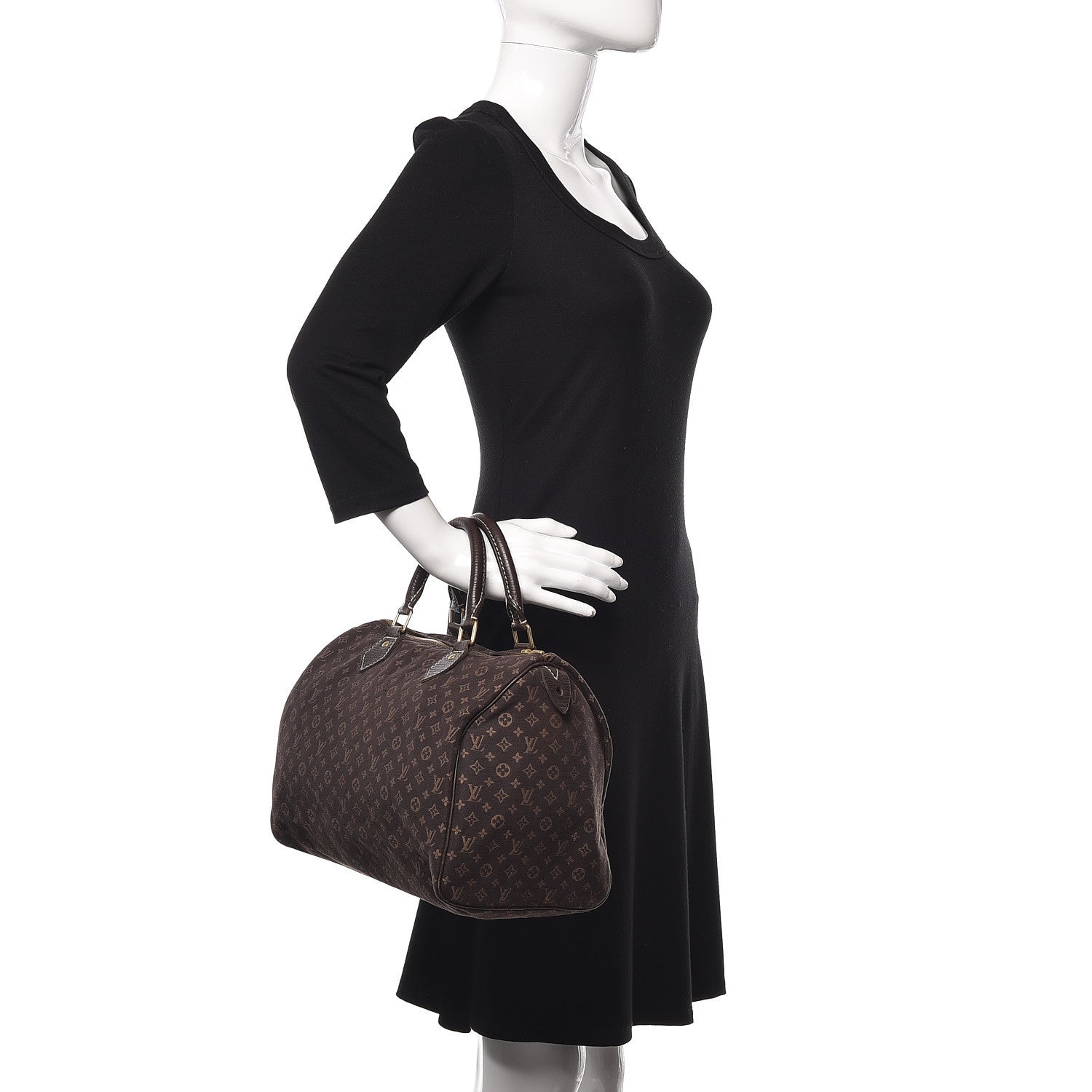 Louis Vuitton Mini Lin Speedy 30 Ebene 2 of 11