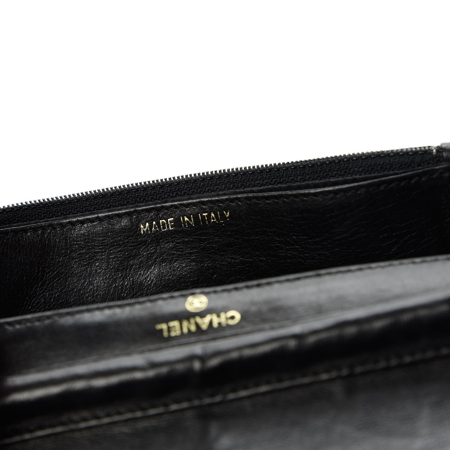 Chanel Caviar Timeless CC Wallet On Chain WOC Black 9 of 11
