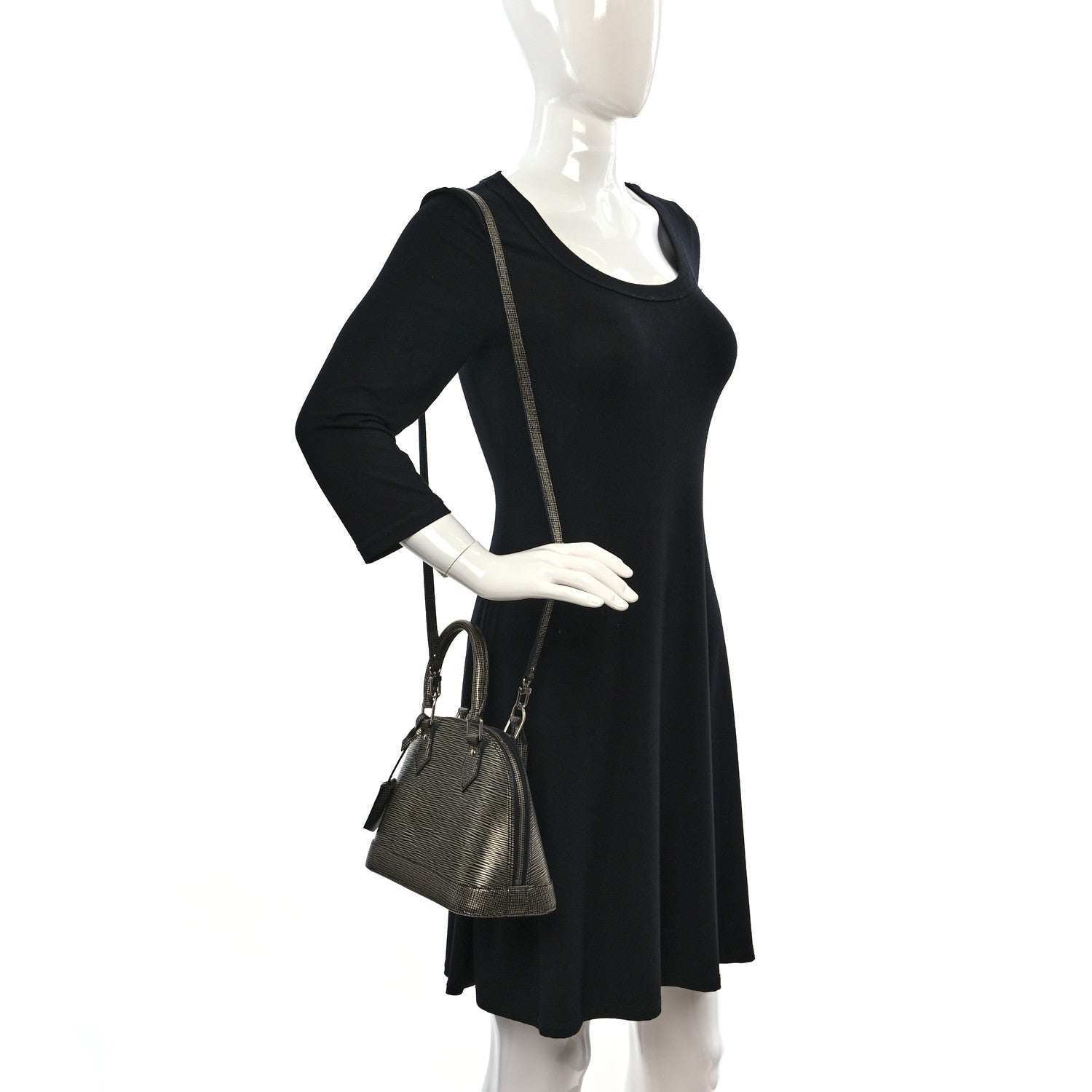 Louis Vuitton Epi Alma BB Platine 2 of 9