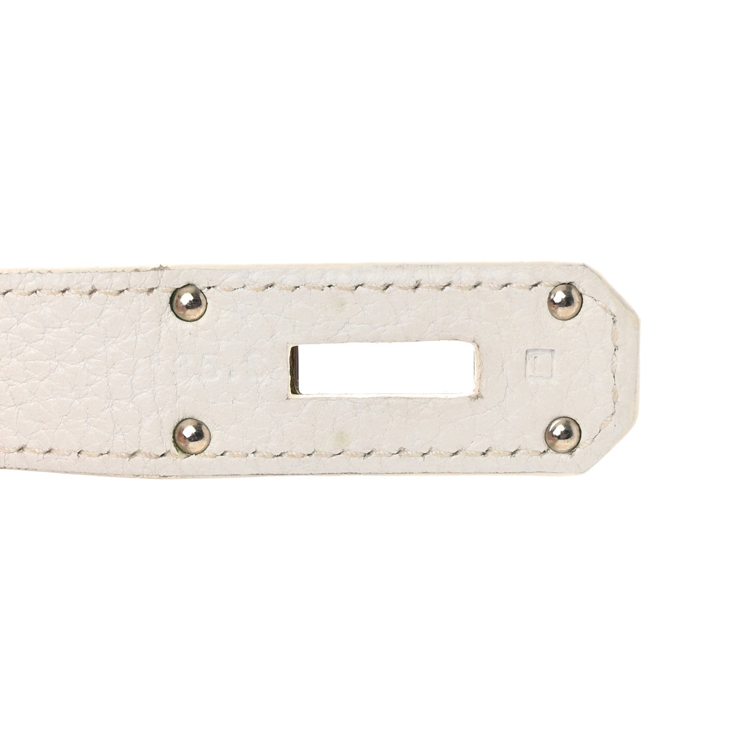 Hermes Taurillon Clemence Jypsiere 31 White 7 of 24