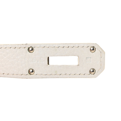Hermes Taurillon Clemence Jypsiere 31 White 7 of 24