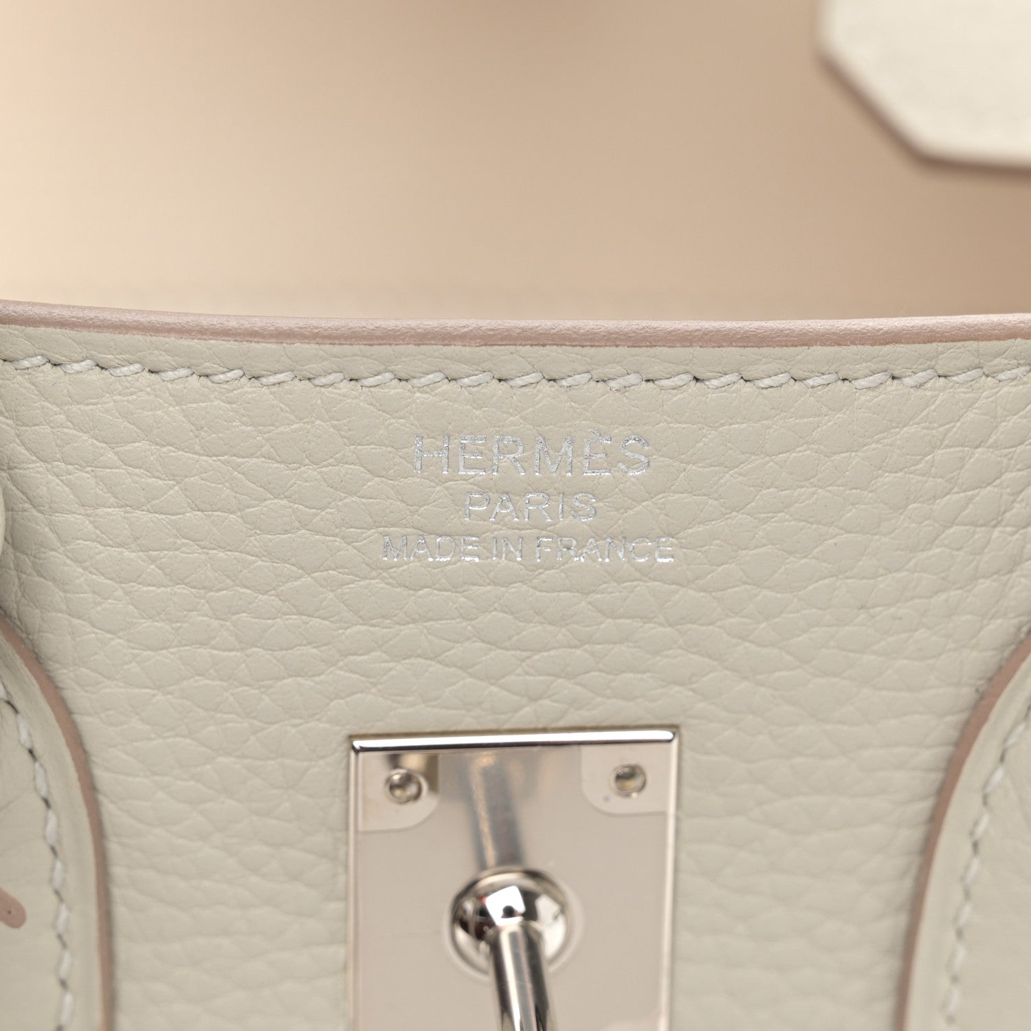 Hermes Togo Verso Birkin 25 Gris Perle 6 of 13