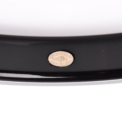 Chanel Resin Metal CC Bangle Black 4 of 4