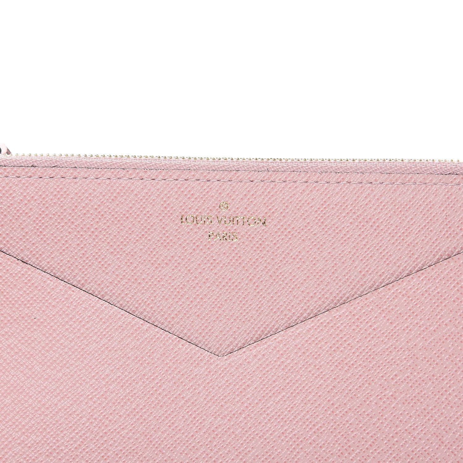 Louis Vuitton Calfskin Jeanne Wallet Zippered Insert Rose Ballerine 6 of 6