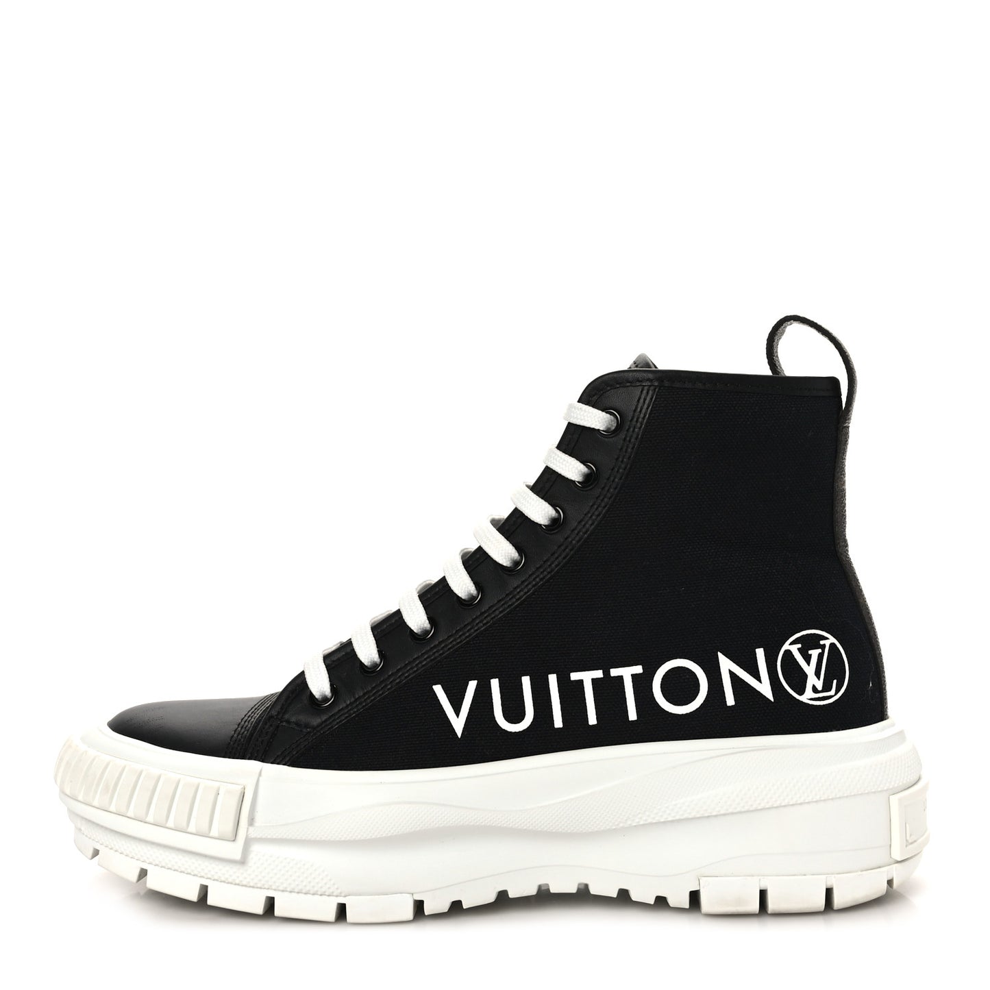 Canvas LV Squad Sneaker Boots 38 Black