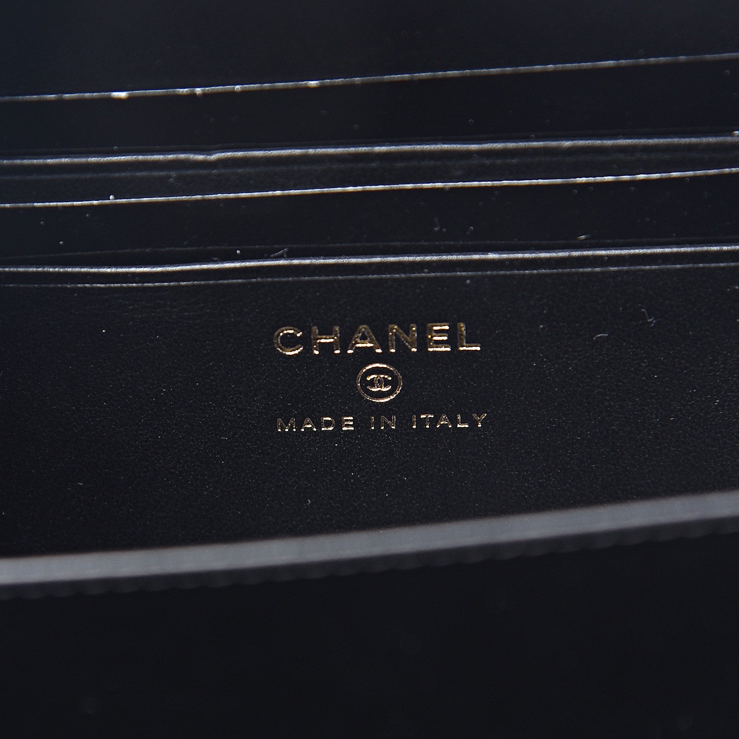 Chanel Caviar Quilted CC Filigree Vanity Clutch With Chain Black 5 of 9