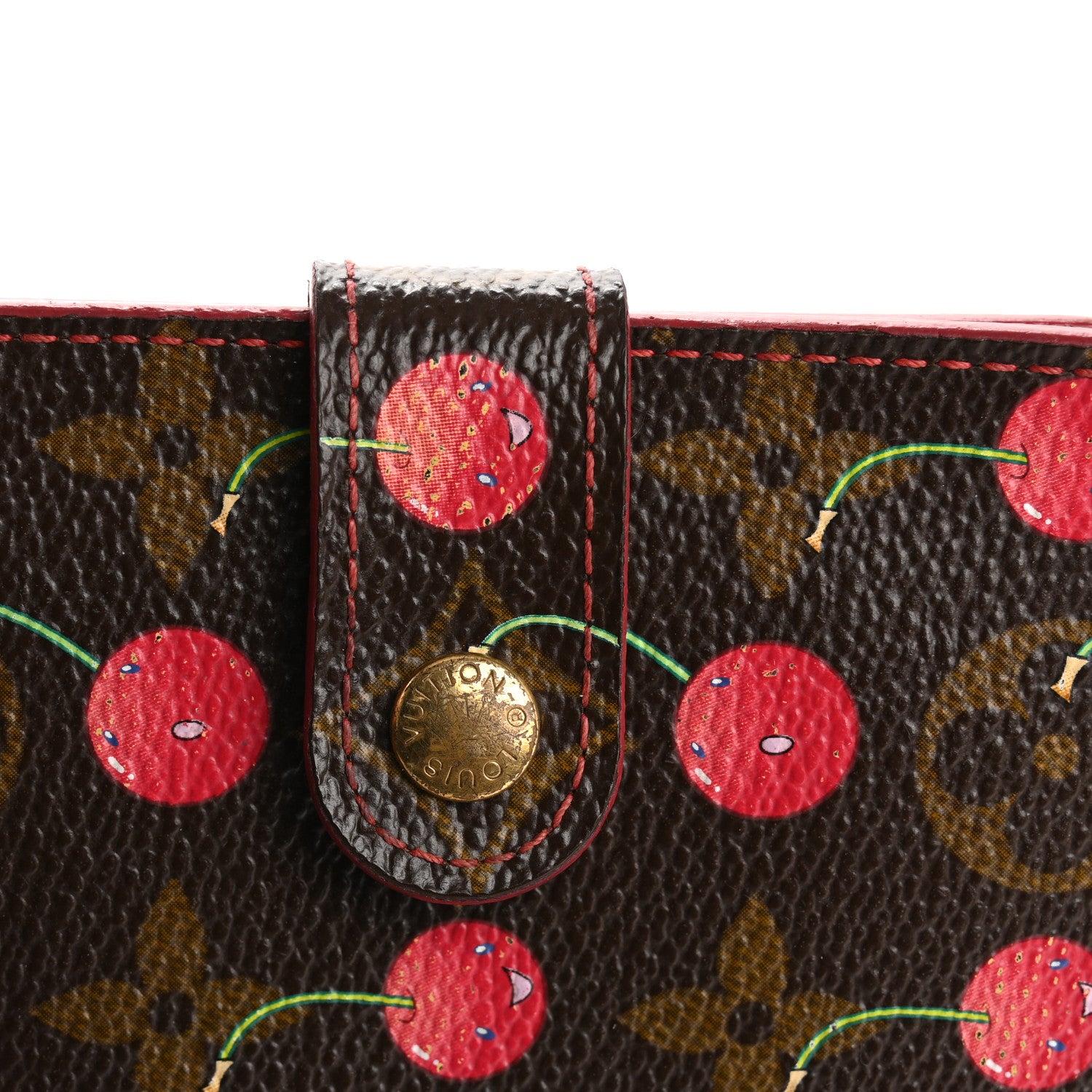 Louis Vuitton Monogram Cerises Compact Zippe Wallet 10 of 14
