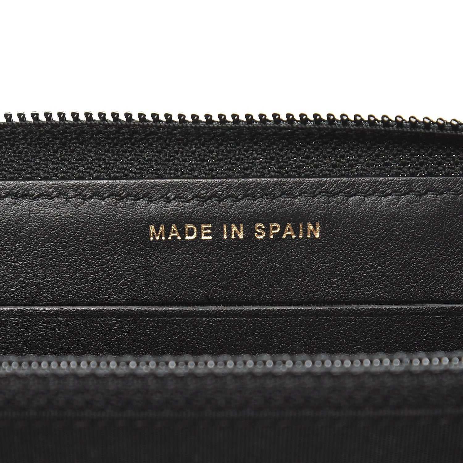 Chanel Caviar Quilted Boy Small Zip Around Wallet Black 7 of 9