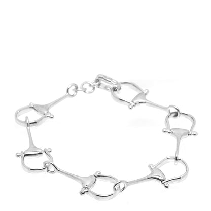 Roberto Coin 18K White Gold Horsebit Bracelet 1 of 3