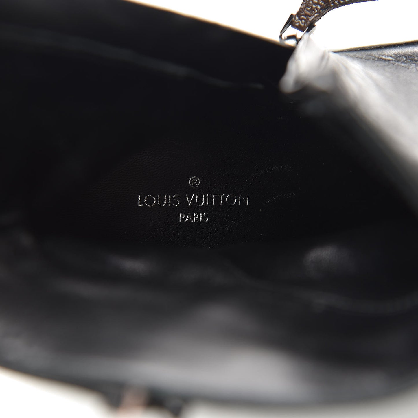 Calfskin Wedge Boot 38 Black