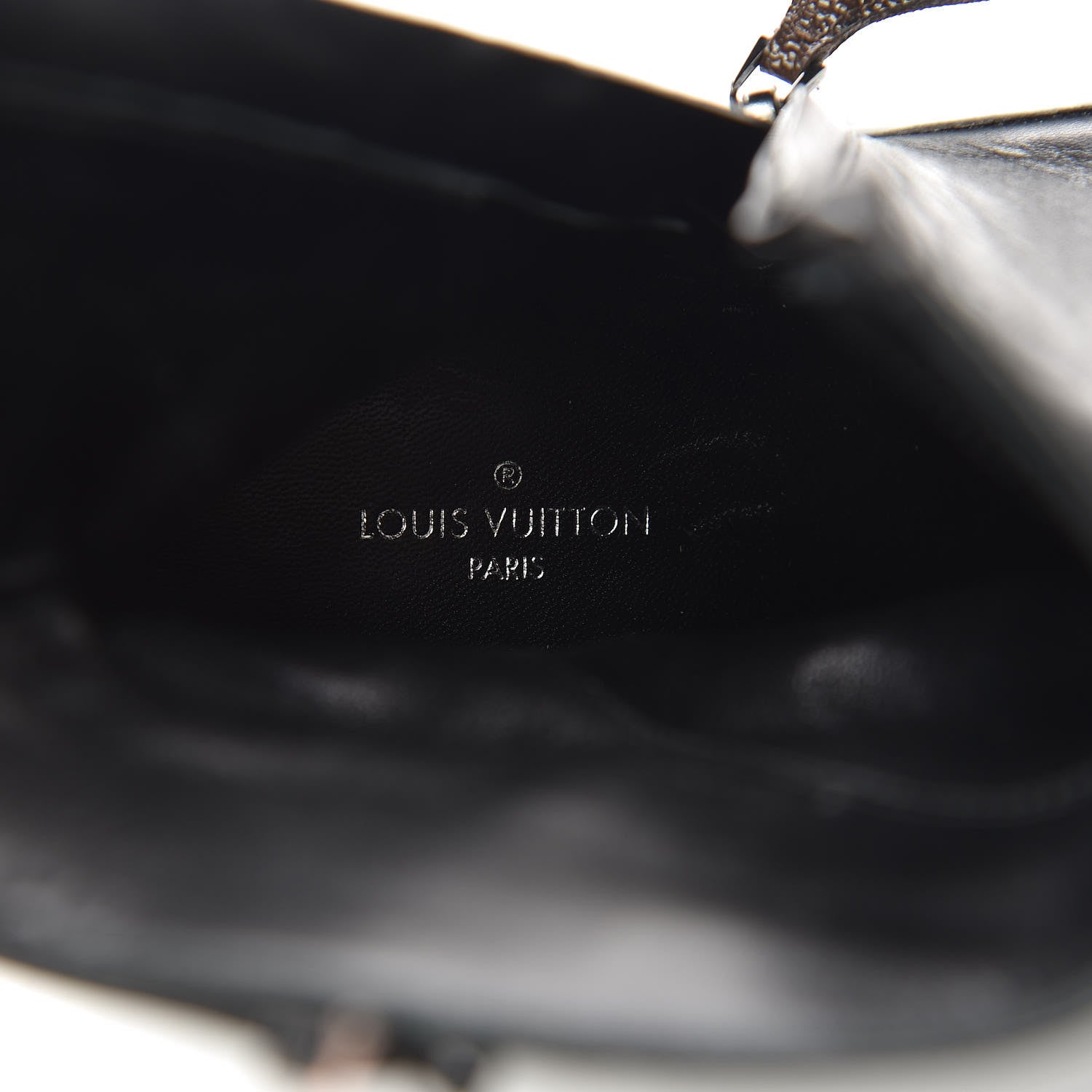 Louis Vuitton Calfskin Wedge Boot 38 Black 10 of 10