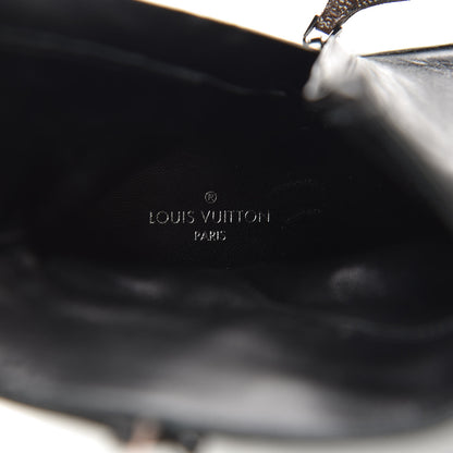 Louis Vuitton Calfskin Wedge Boot 38 Black 10 of 10