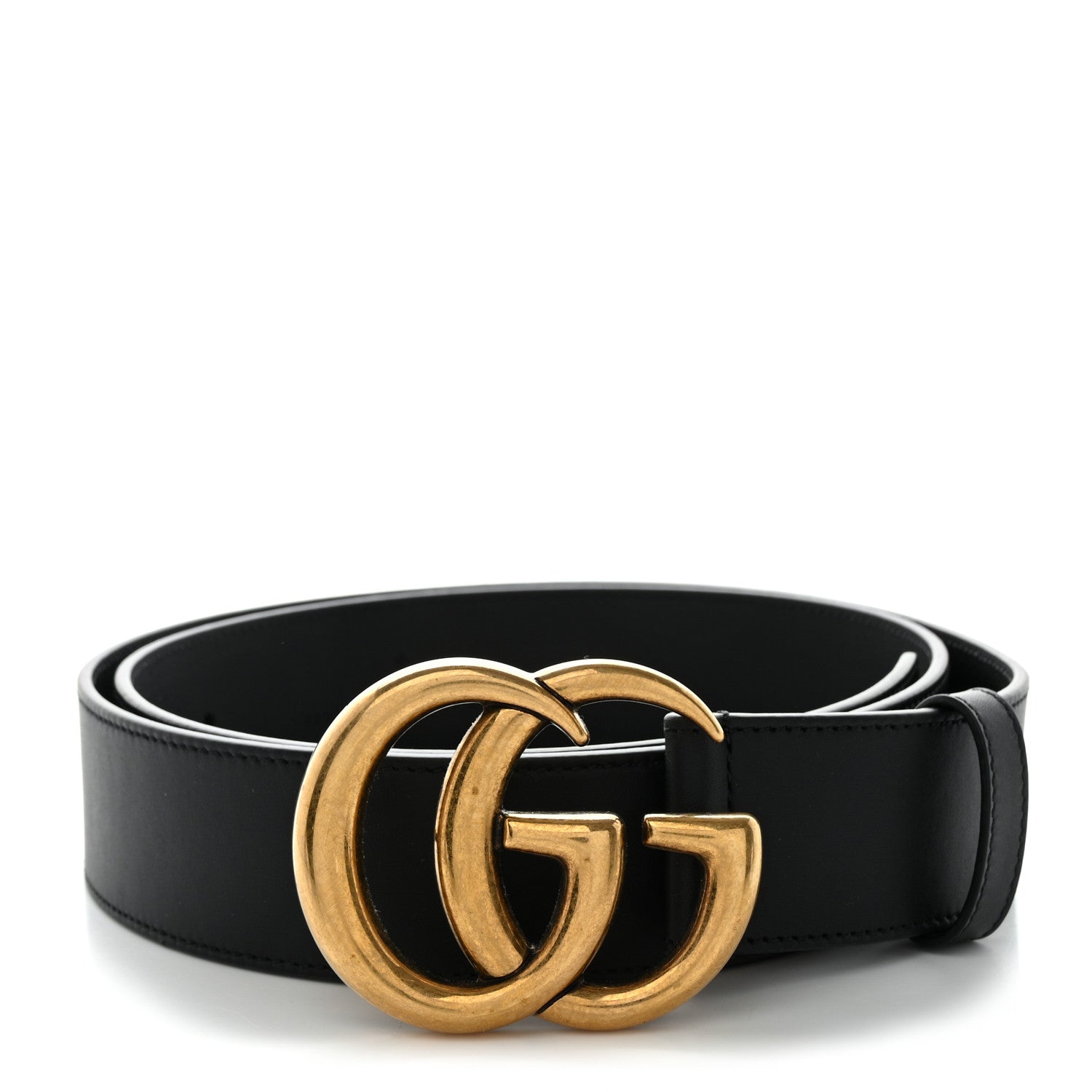 Gucci Calfskin Double G 40mm Belt 105 42 Black 1 of 6