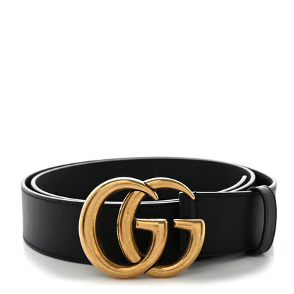 Gucci Calfskin Double G 40mm Belt 105 42 Black 1 of 6